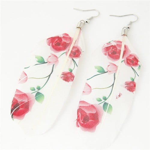 Spring Fashion Feather Earrings