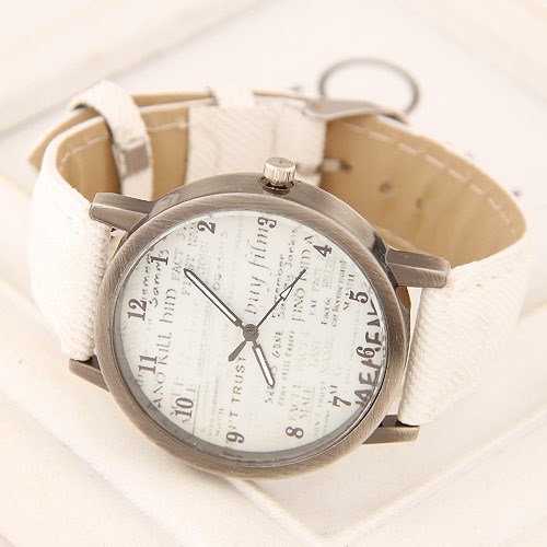 Fashion Wrist Watches White vintage fashion characters design wrist white Fashion Wrist Watches White vintage fashion characters design wrist white