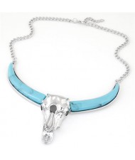 Oxhead Pendant Alloy Fashion Necklace