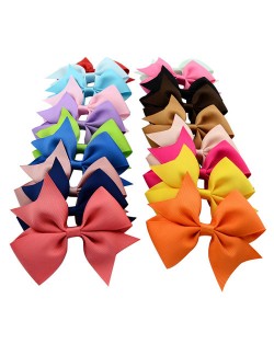 (20 pcs Per Unit) Korean Fashion Delicate Thread Tape Bowknot Toddler/ Baby Hair Clip