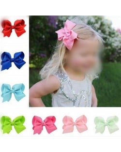 (20 pcs Per Unit) Simple Handmade Bowknot Baby Fashion Hair Band