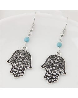 Vintage Unique Hollow Hands Design Fashion Earrings