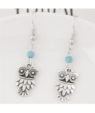 Mexican Night Owl Pendant Vintage Fashion Earrings
