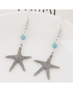 Vintage Style Starfish Pendant Fashion Earrings