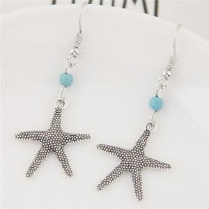 Vintage Style Starfish Pendant Fashion Earrings