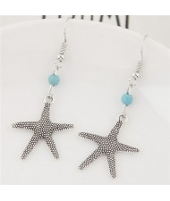 Vintage Style Starfish Pendant Fashion Earrings