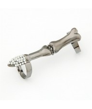Punk Fashion Bone Joints Design Fashion Ring