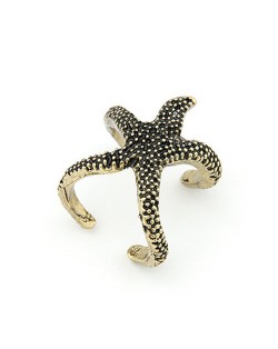Vintage Star Fish Design Fashion Ring