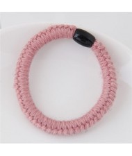 Knitting Wool Weaving Fashion Hair Band - Pink