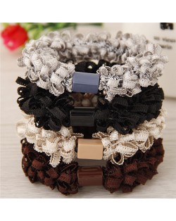 Coarse Fashion Weaving Threads Hair Band(One Piece) - Random Color