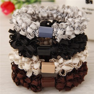Coarse Fashion Weaving Threads Hair Band(One Piece) - Random Color