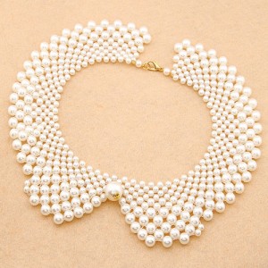 Pearl Fashion Princess Style Handmade Costume Necklace