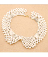 Pearl Fashion Princess Style Handmade Costume Necklace