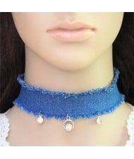 Shining Gem Pendants Jeans Fashion Necklet