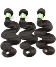 3 Bundles 100% Human Hair Body Wave Brazilian Virgin Hair Weaves/ Wefts