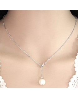 Pearl Pendant Sweet Simple Fashion Necklace