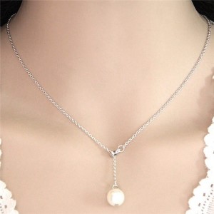Pearl Pendant Sweet Simple Fashion Necklace