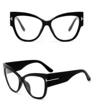 8 Colors Available Golden Decoration Embellished Cat Eye Shape Street High Fashion Sunglasses