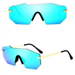 6 Colors Available Modern Fashion Invisible Frame Design Sunglasses