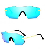 6 Colors Available Modern Fashion Invisible Frame Design Sunglasses