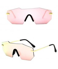 6 Colors Available Modern Fashion Invisible Frame Design Sunglasses