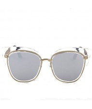 7 Colors Available Golden Frame Cat Eye Shape Fashion Sunglasses