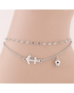 Twelve Constellations Series Sweet Style Women Fashion Anklets - Sagittarius