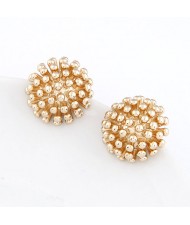 Korean Fashion Radial Pistil Flower Ear Studs