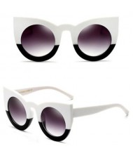 8 Colors Available Bold Frame Super Cool Cat Eye Shape High Fashion Sunglasses
