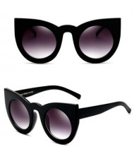 8 Colors Available Bold Frame Super Cool Cat Eye Shape High Fashion Sunglasses