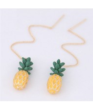 Pineapple Pendant Cute Fashion Stud Earrings