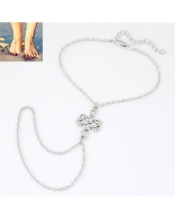 Chinese Knot Fashion Alloy Women Anklet