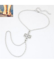 Chinese Knot Fashion Alloy Women Anklet