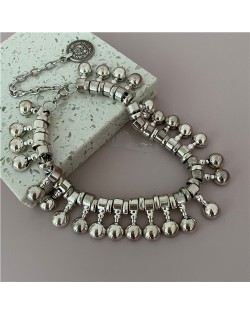 Multi-layer Chain with Dangling Bells Design Women Fashion Anklet