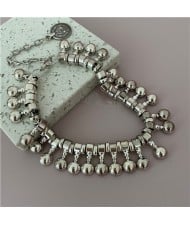 Multi-layer Chain with Dangling Bells Design Women Fashion Anklet