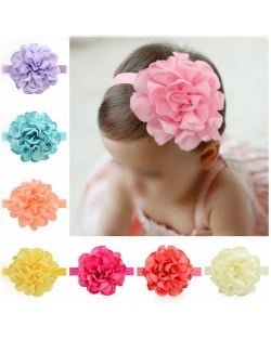 (12 pcs Per Unit) Big Flower Cute Baby/ Toddler Hair Band
