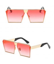 12 Colors Available Square Frame Cool Fashion Sunglasses