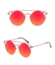 6 Colors Available Simple Frame Cat Eye Design Fashion Sunglasses