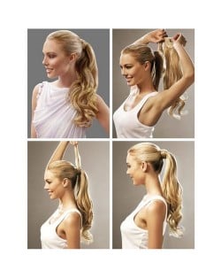 15 Colors Available Curly Ponytail Synthetic Wig Pieces/ Hair Extensions