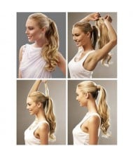 15 Colors Available Curly Ponytail Synthetic Wig Pieces/ Hair Extensions