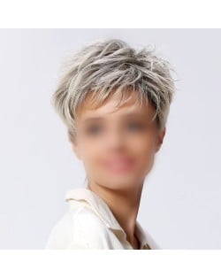 Western High Fashion Short Curly Synthetic Wig