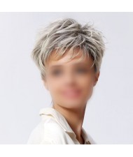 Western High Fashion Short Curly Synthetic Wig
