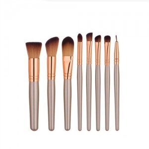 8 pcs Brown High Fashion Makeup Brushes Set