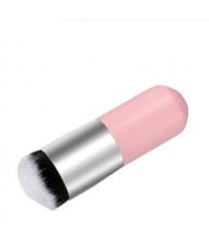 Chalk Head Design Short Style Fashion Makeup Brush - Pink