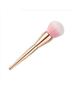 Alloy Handle Powder Brush/ Makeup Brush - Golden
