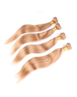 3 Pieces 100% Human Hair Color 27 Straight Ombre Brazilian Virgin Hair Weaves/ Wefts