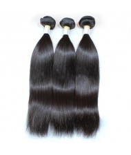 3 Bundles 8A Grade 100% Human Hair Straight Natural Color Brazilian Virgin Hair Weaves/ Wefts