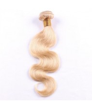 3 Bundles 100% Human Hair Blonde Color 613 Body Wave Ombre Brazilian Virgin Hair Weaves/ Wefts