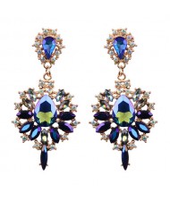 Four Layers Sweet Tassel High Fashion Earrings - Pink