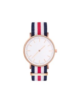 Three Colors Available Canvas Band High Fashion Unisex Wrist Watch